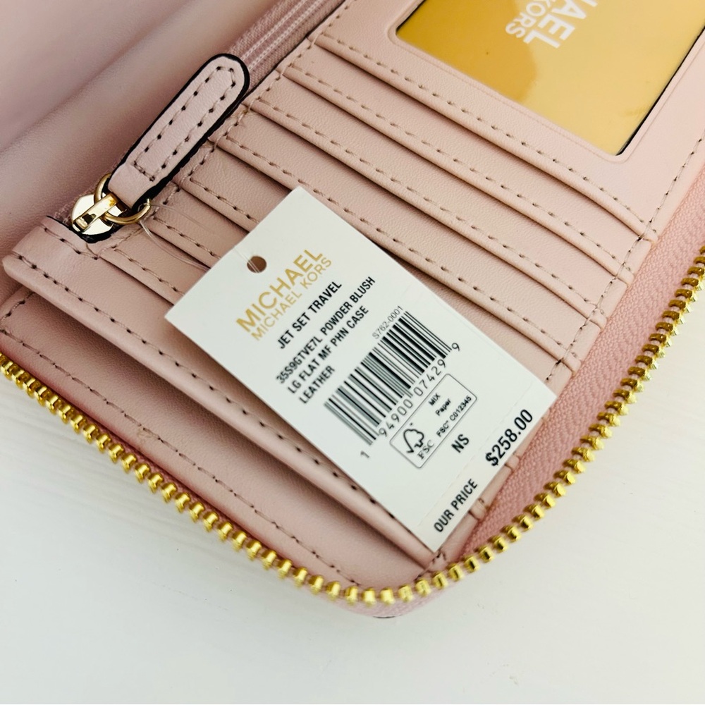 Michael Kors wallet phone case powder blush new - Picture 4 of 4